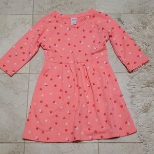 Pink hart dress